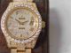 TW Replica 904L Rolex Day Date Iced Out Baguette Yellow Gold Case Oyster Band 41 MM 2836 Watch (2)_th.jpg